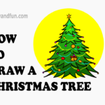How do you Draw a Christmas Tree step by step
