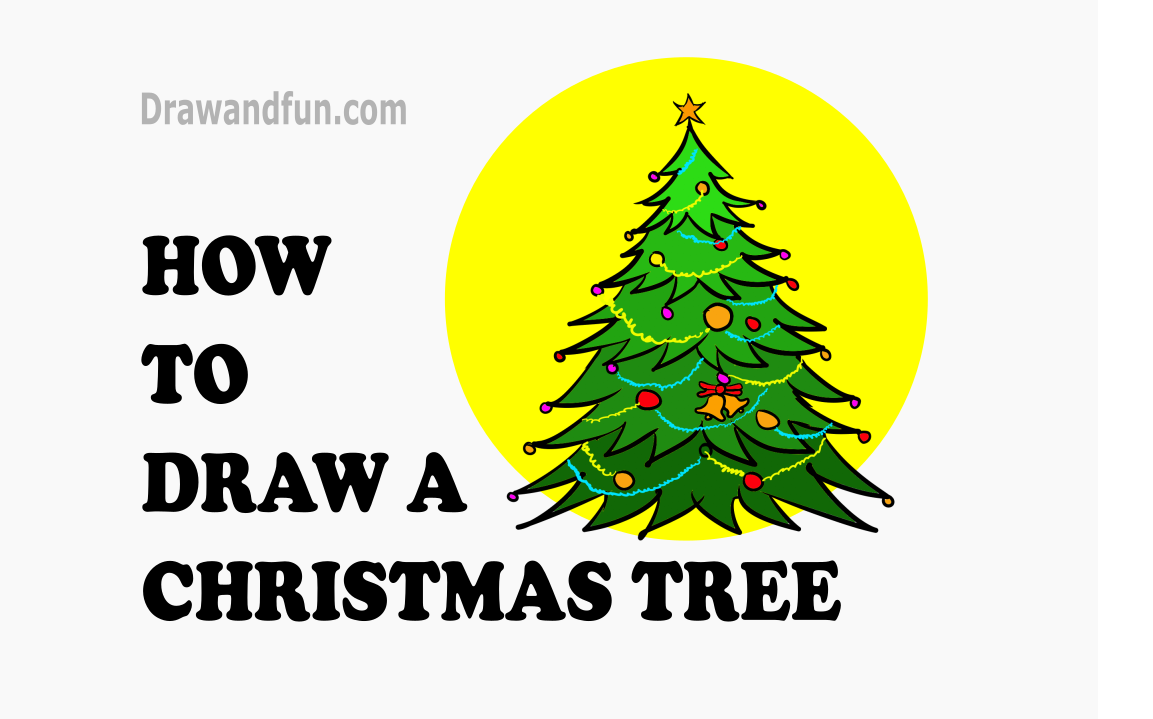 Read more about the article How do you Draw a Christmas Tree step by step