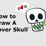How do you draw a Lover skull step by step