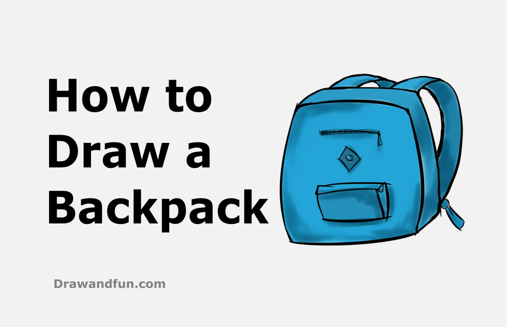 Read more about the article How to draw a cute simple backpack step by step